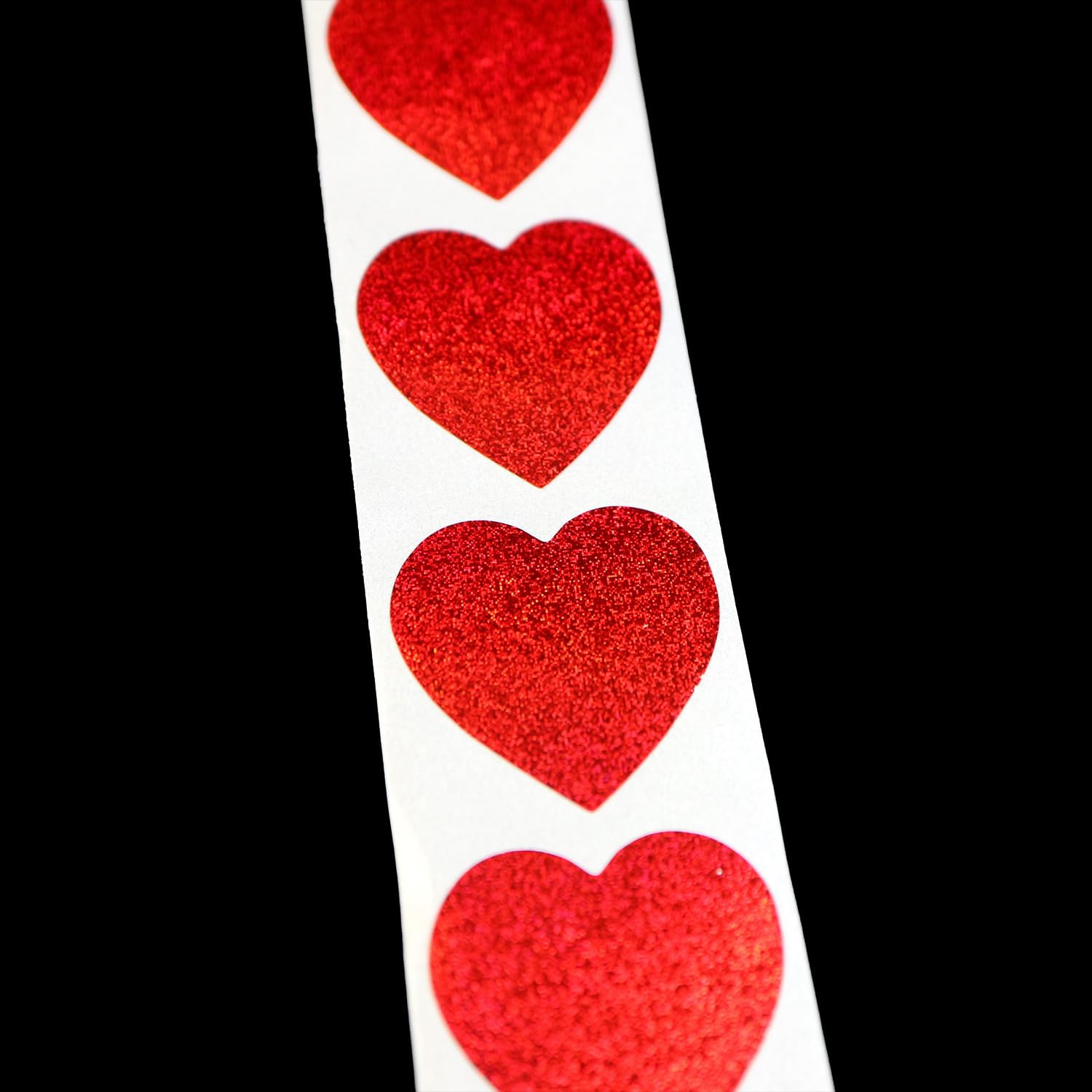 Amazon.co.jp: ハートロールシール 赤 レッド ハートステッカー ギフト