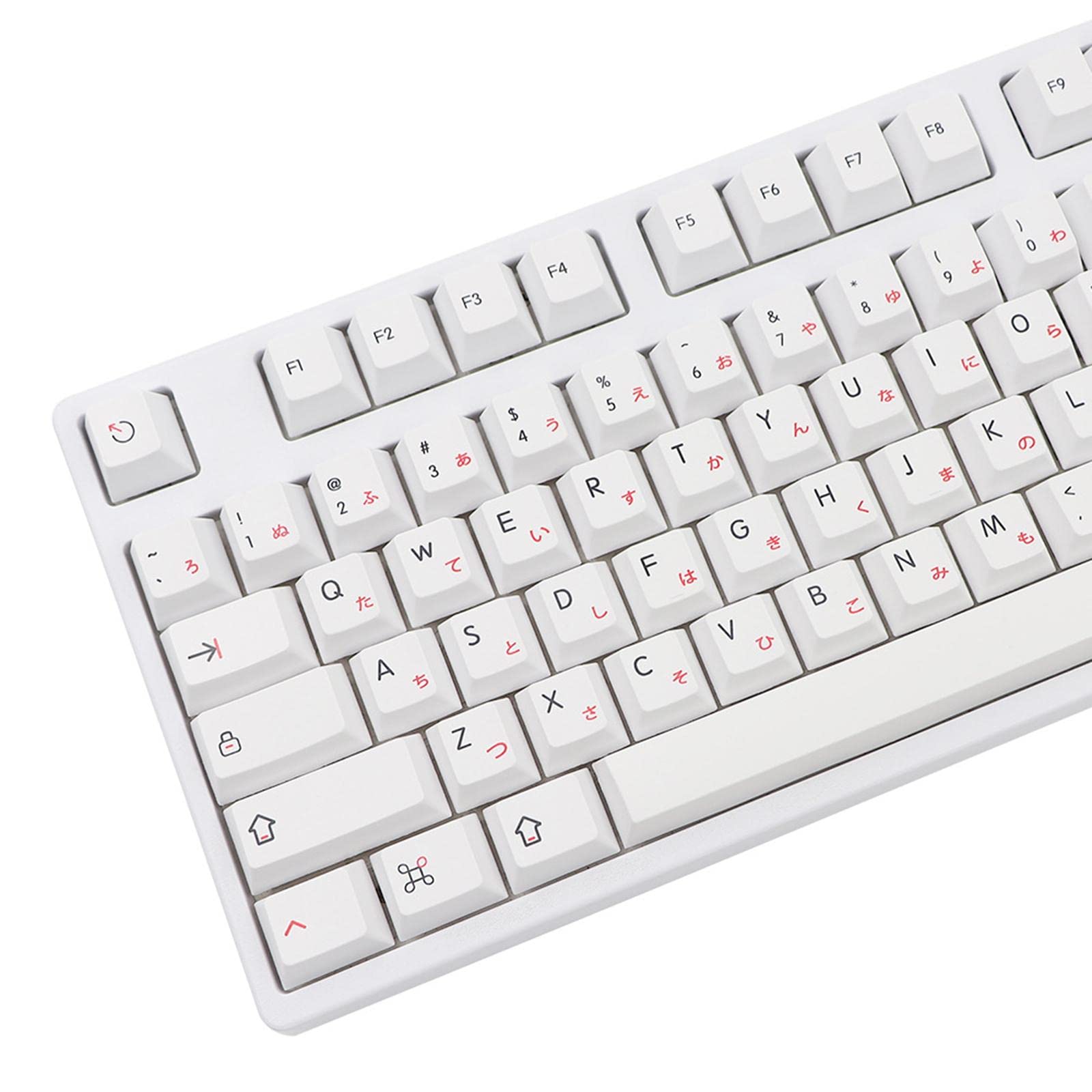 72 Pièces Testeur de Switch Mécanique Clavier Plateau de Touches Cherry Support Acrylique Transparent Capuchons Blancs Applicable pour Décoration S,