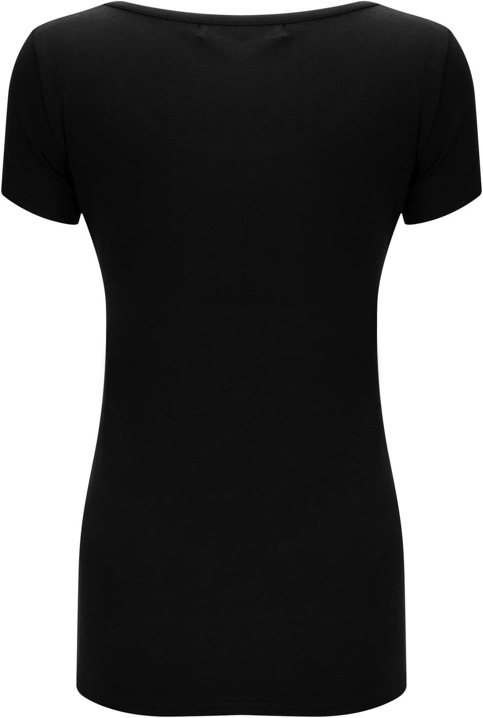 OThread & Co. Women's Short Sleeve T-Shirt Scoop Neck Basic Layer Stretchy Shirts - Image 4