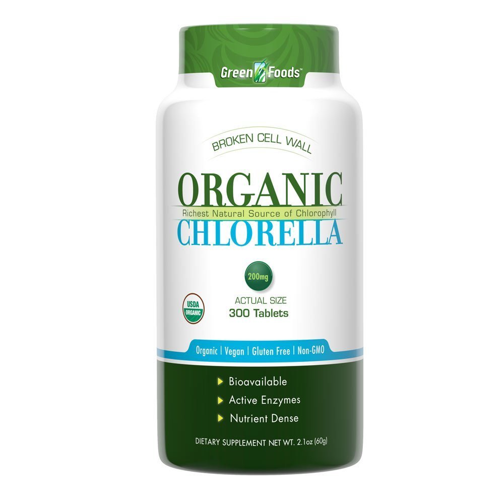 GREEN FOODS CHLORELLA,OG1,200MG, 300 TAB