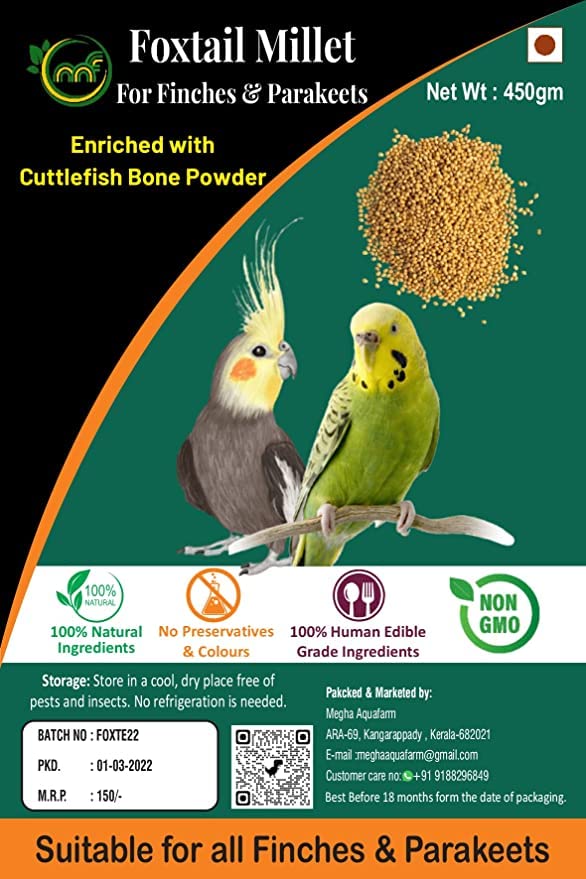 See full amazon price history chart for Bird Feed Foxtail Millet 450 gram for Birds Enriched with Cuttlefish Bone Powder, Thina, Kangni Seed,Bird Food for Canaries, Finches, Waxbills, Budgies, Lovebirds, Cockatiels Bird Feed Foxtail Millet 450 gram for Birds Enriched with Cuttlefish Bone Powder, Thina, Kangni Seed,Bird Food for Canaries, Finches, Waxbills, Budgies, Lovebirds, Cockatiels (B0BNKXQJD6) Amazon Price History, Amazon Price Tracker