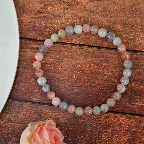 Image of Reiki Crystal Products Natural Crystal Stone Bracelet 6 mm Round Beads for Men & Women | Gemstone Jewellery Bracelet | Reiki Charged | Multiple Stone Variants Available