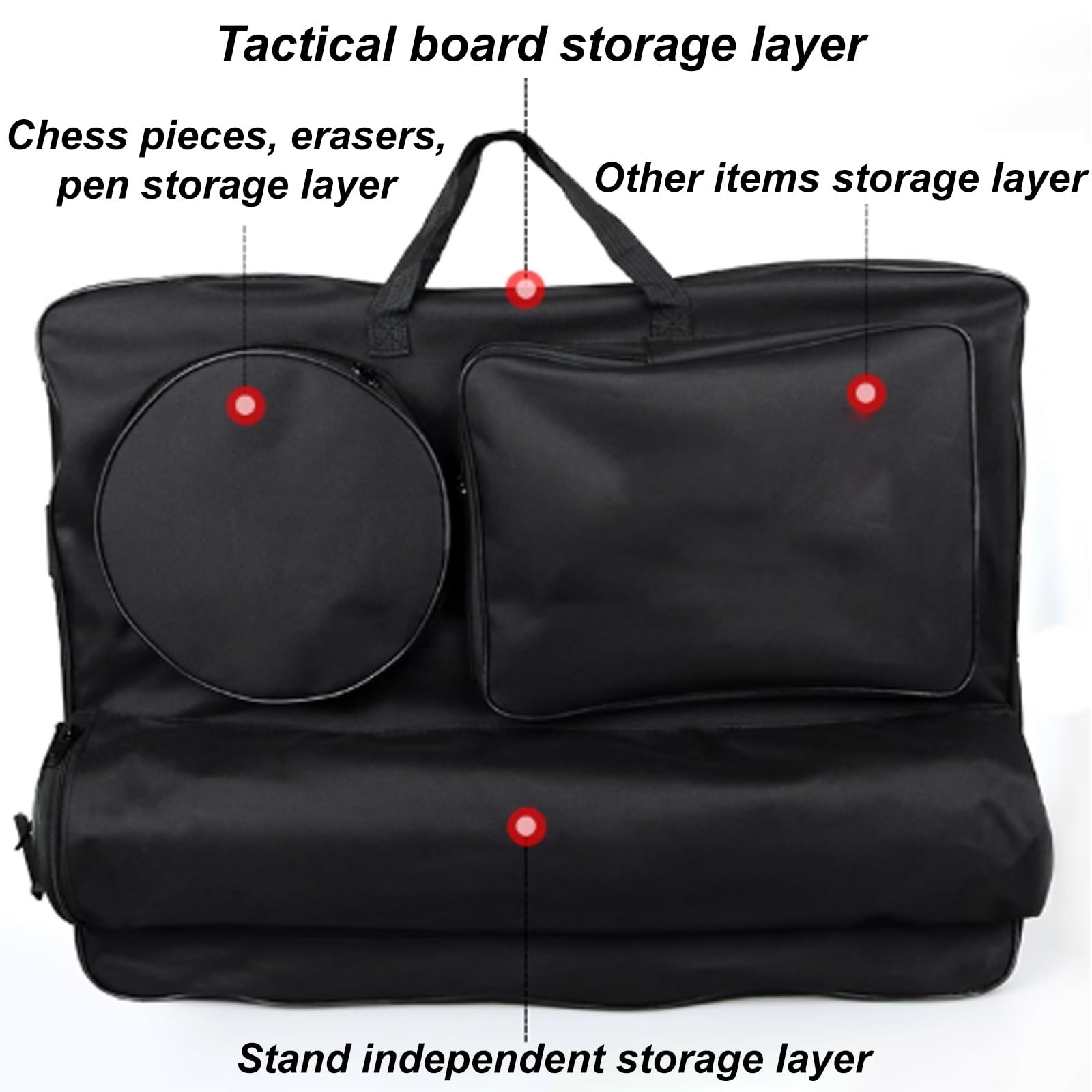 Lavagna Magnetica Calcio, Lavagna Calcio Allenatore di Board, con Supporto a Treppiede e Borsa per il Trasporto, Bordi in Lega di Alluminio, per Spiegazioni Tattiche
