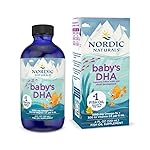 Nordic Naturals Babys DHA, Unflavored - 4 oz - 1050 mg Omega-3 + 300 IU Vitamin D3 - Supports Brain, Vision & Nervous System Development in Babies - Non-GMO - Servings May Vary