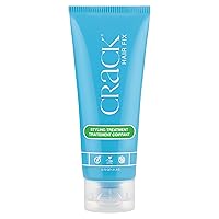 Vista 8 de Crack Hair Fix - Tratamiento de peinado multitarea, antiencrespamiento, crema de peinado sin enjuague con protección contra la humedad, cloro