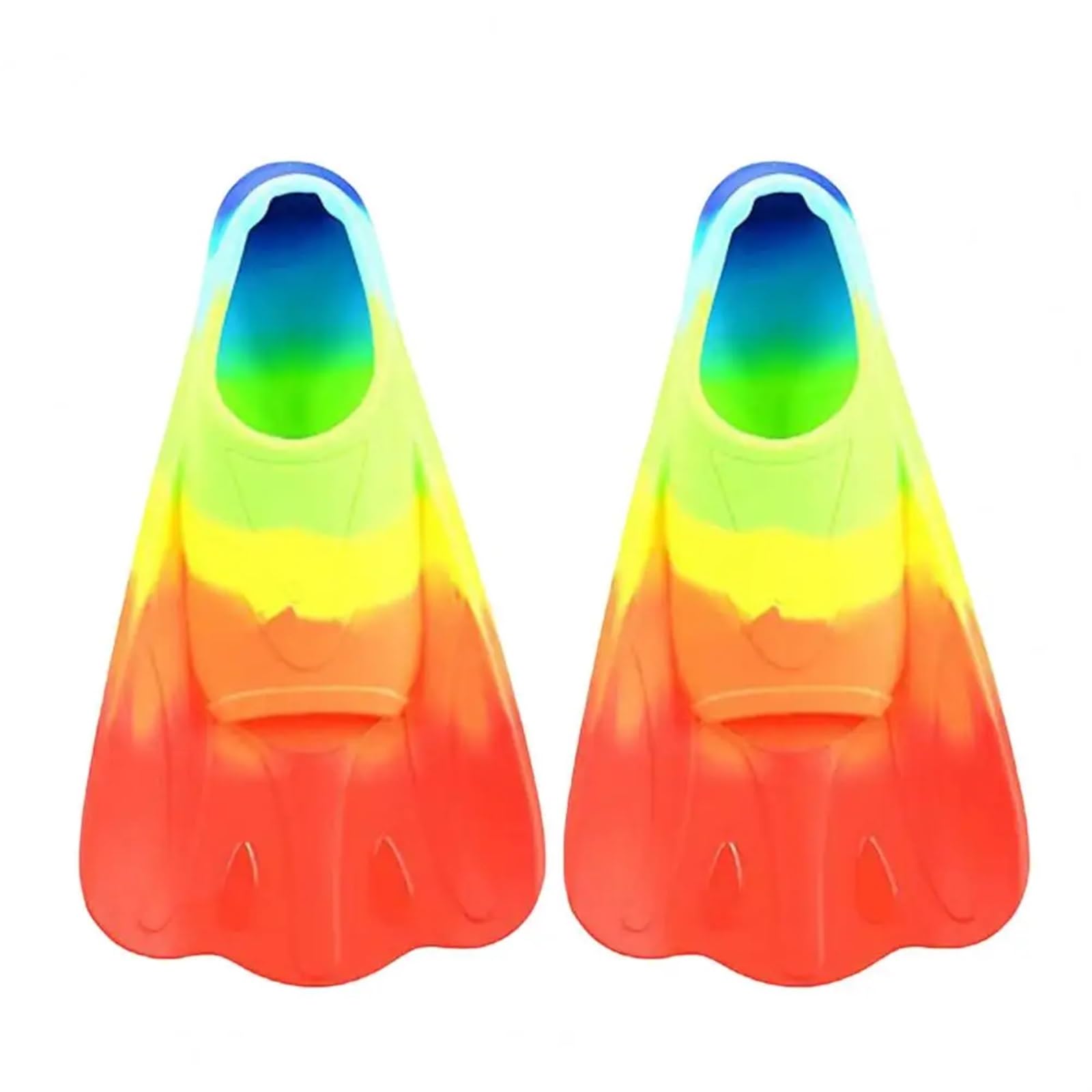 Pinne Immersioni 1 paio di pinne da nuoto comode antiscivolo professionali in silicone for allenamento corto for sport acquatici