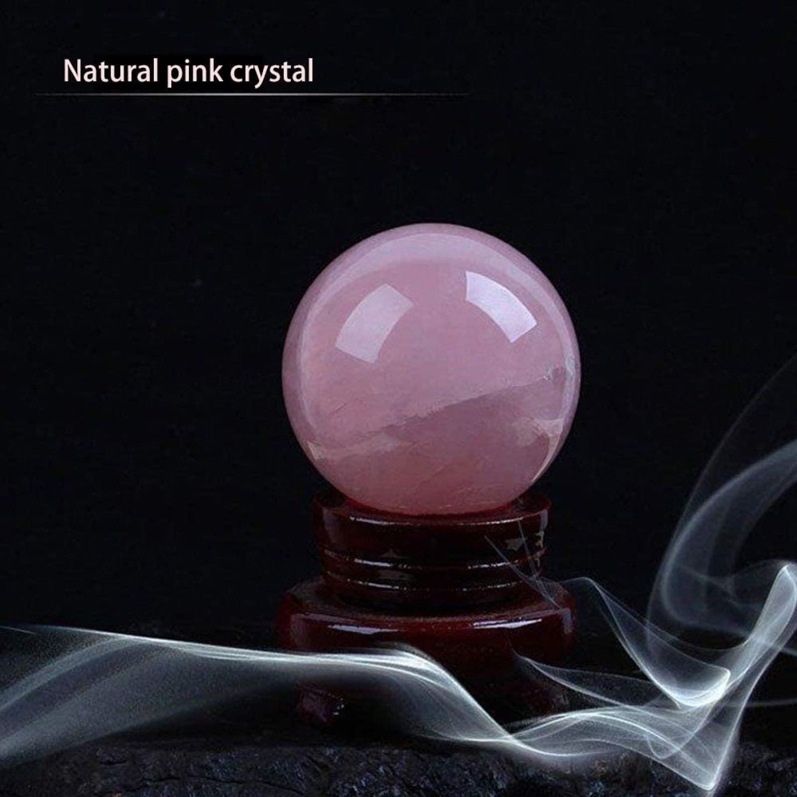 ローズクォーツ スフィア クリスタル パワーストーン 幸運 開運 直径7cm