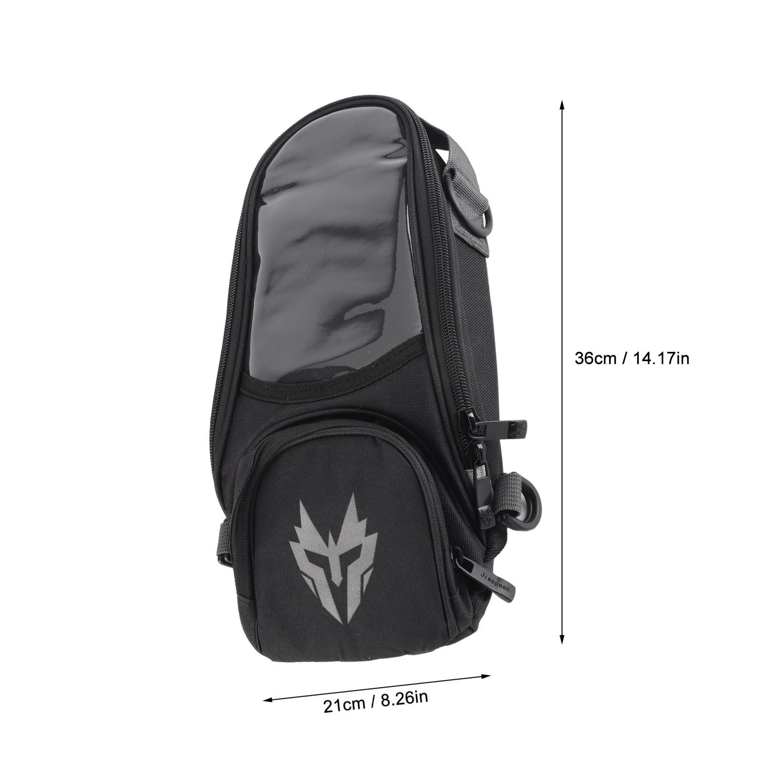 Aramox Magnetischer Tankrucksack für Motorräder, Oxford-Gewebe, 4,5 l, Grau