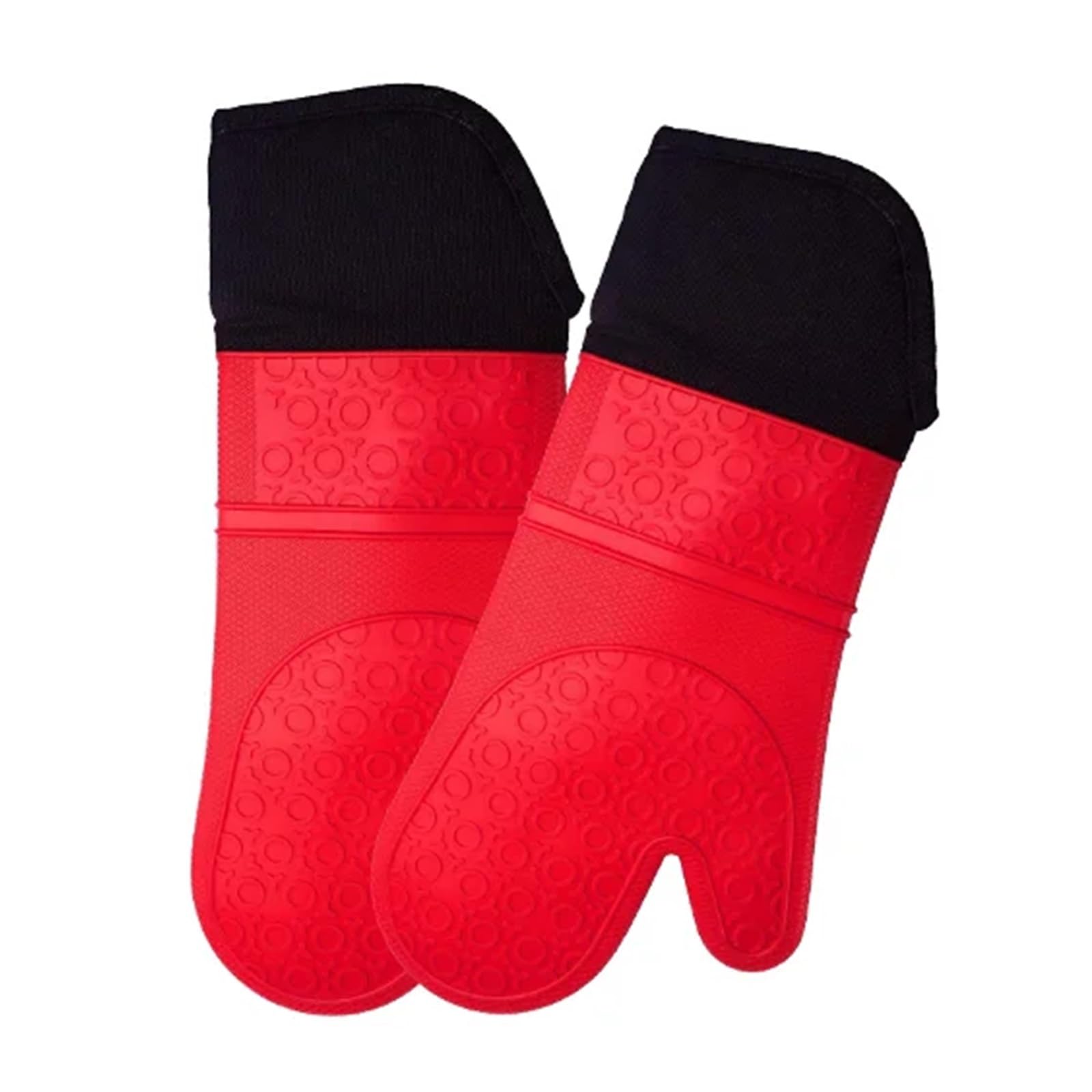 Genérico Guantes de Horno de Silicona, Guantes Antideslizantes para Hornear