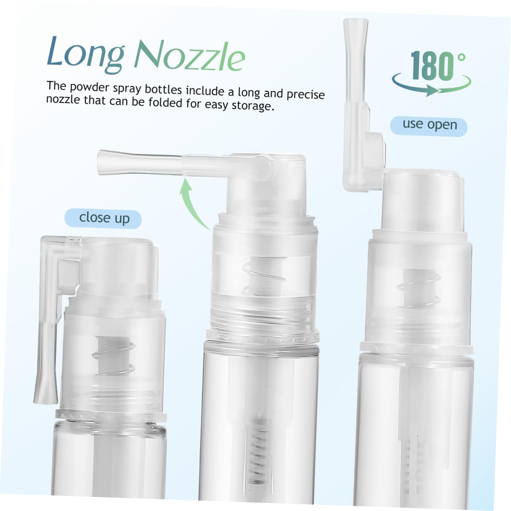 10pezzi Bottiglie Spray Riutilizzabili Per Cosmetiche Beccuccio Per Applicazione Precisa e Facile Per e