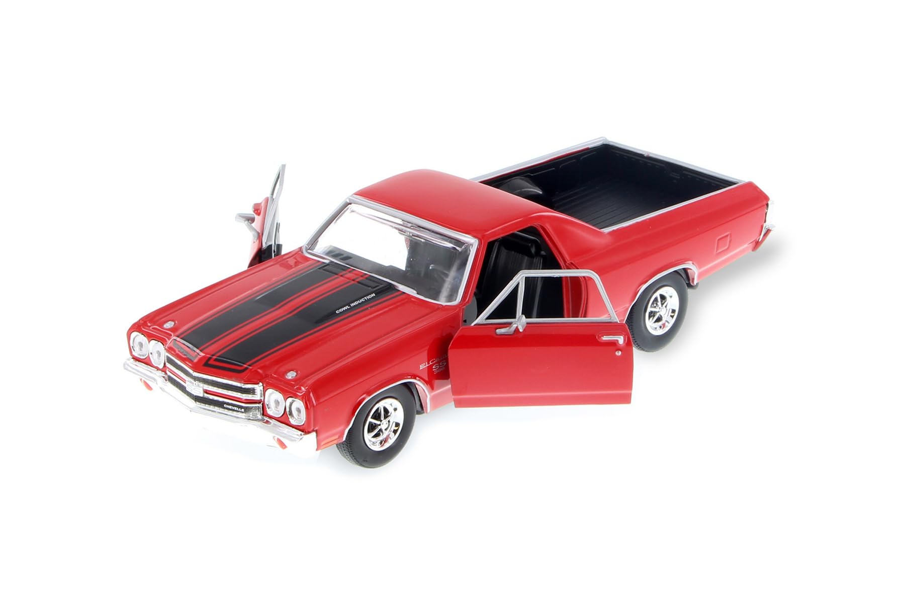 Showcasts 1970 El Camino SS 396 Hardtop Muscle Pickup, Red 71347R - 1/24 Scale Diecast Model Car