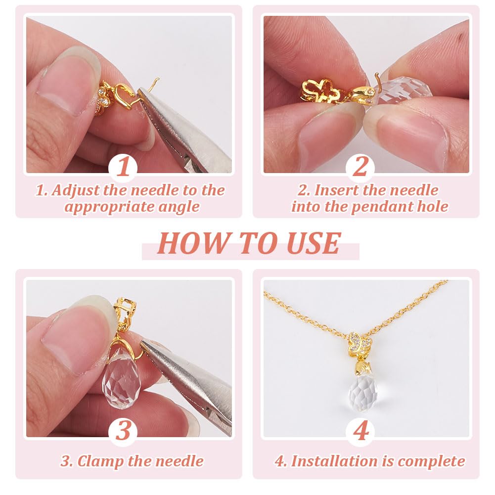 DELORIGIN 8pcs Brass Pendant Finding - Image 3