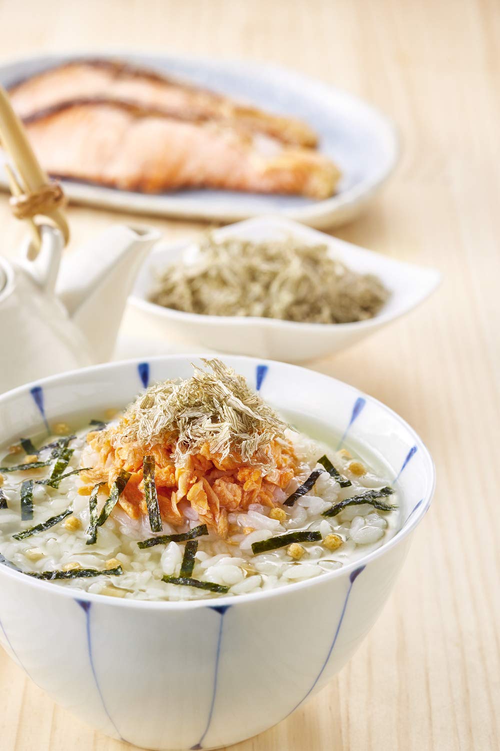 Amazon.co.jp: 北海大和 北海道秋鮭・とろろ昆布茶漬け 24g×10個