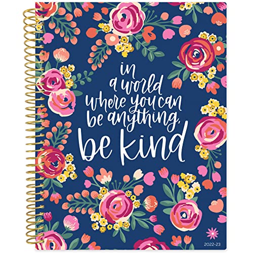 bloom daily planners 2022-2023 (8.5" x 11") Academic Year Day Planner (July 2022 - July 2023) - Weekly/Monthly Dated Agenda Organizer with Tabs - Be Kind