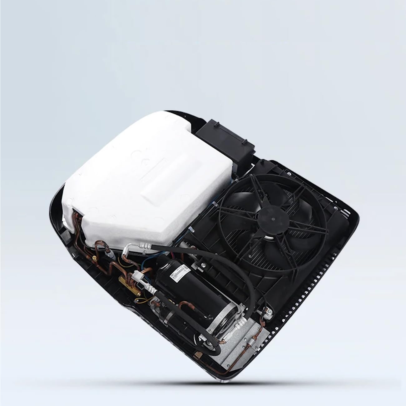 Condizionatore d’aria per Camper 220-240 V Inverter per Caldo e Freddo Climatizzatore Silenzioso con Unità Esterna e Interna per Camion SUV Caravan