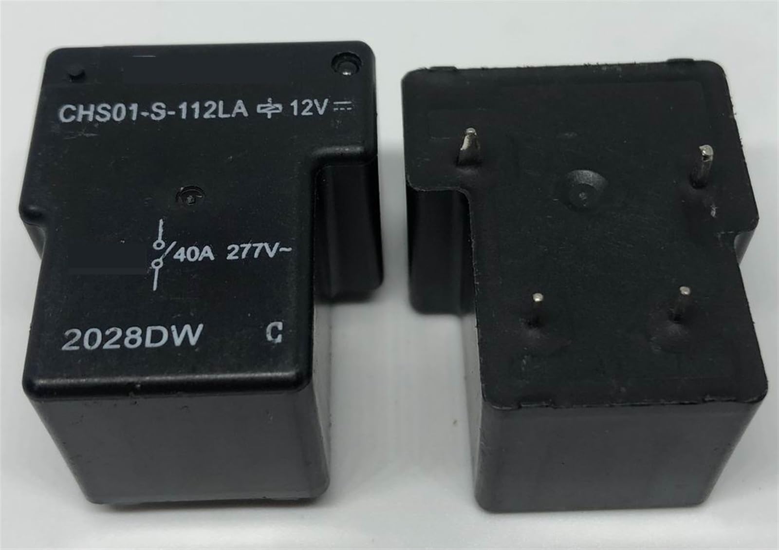 Relais 4 broches V7-1A-12V-100A avec base de relais CHS01-S-112LA 40A - 4