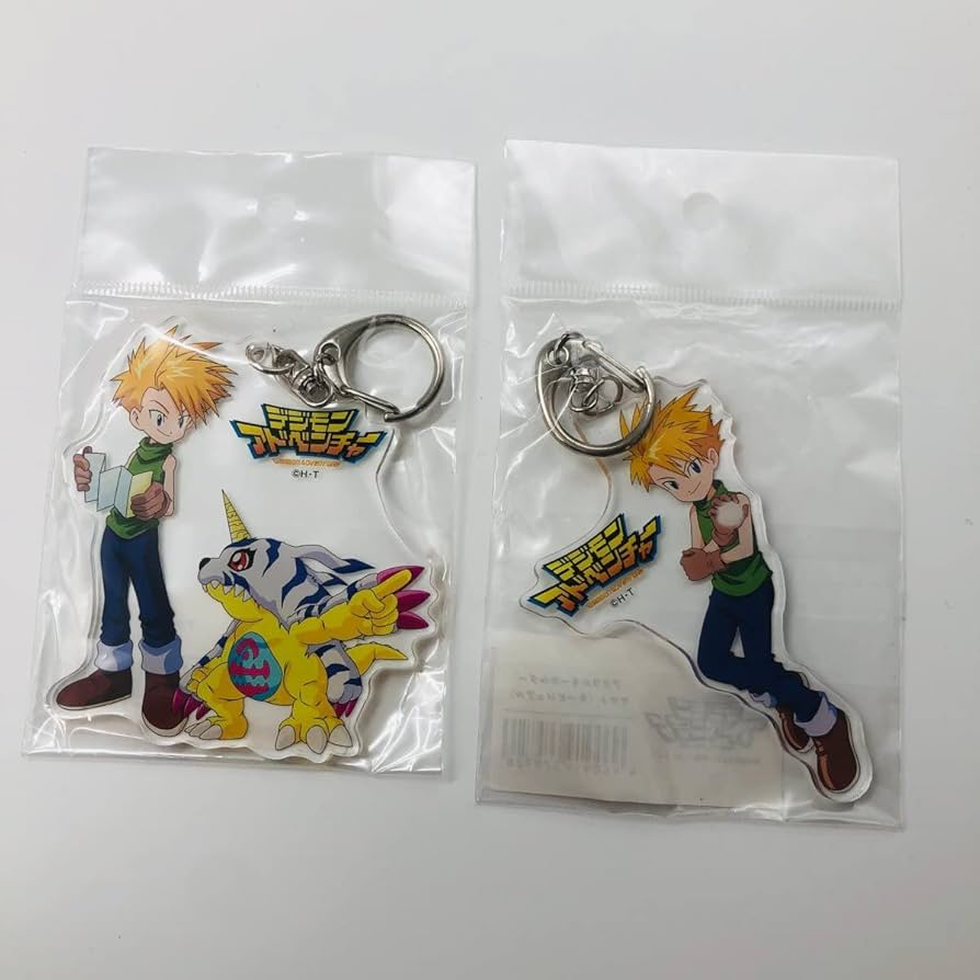 デジモン ペアチャームキーホルダー ヤマト ガブモン デジモン