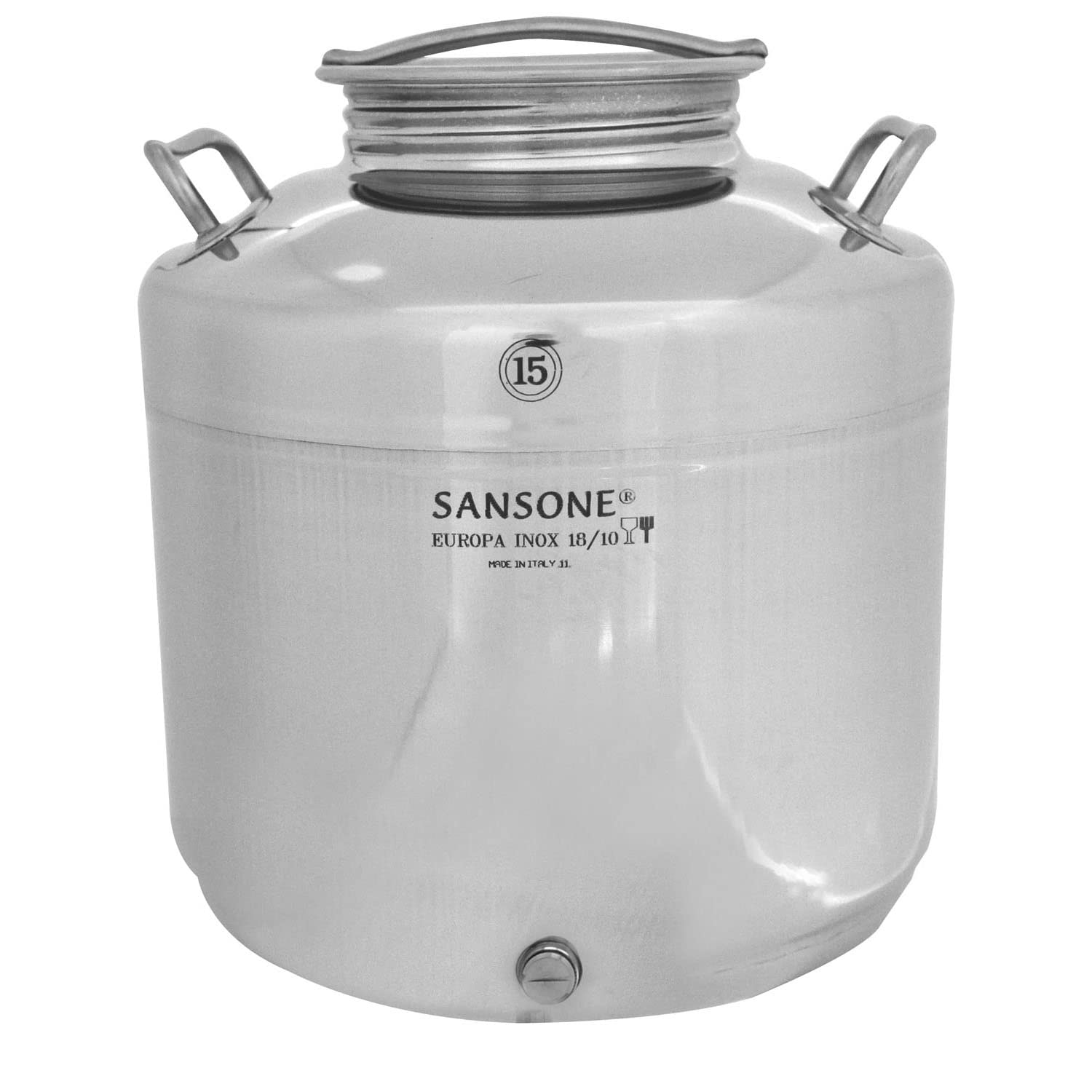 BOUDECH SANSONE - CONTENITORE PER OLIO IN ACCIAIO INOX 15 LT