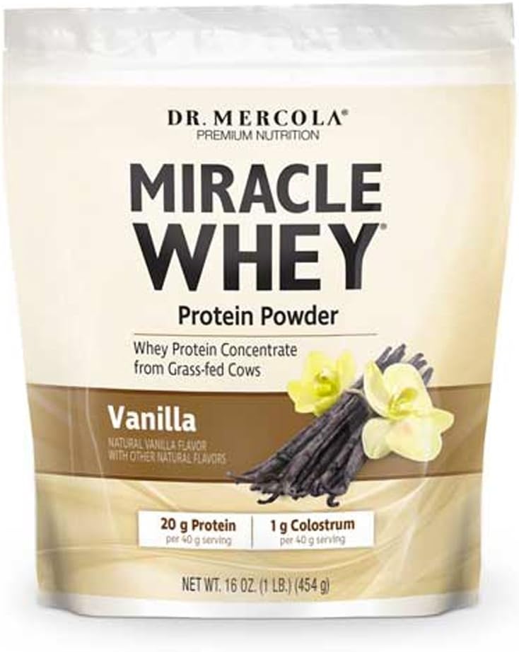 Dr. Mercola Miracle Whey, Vanilla, 16 Ounce