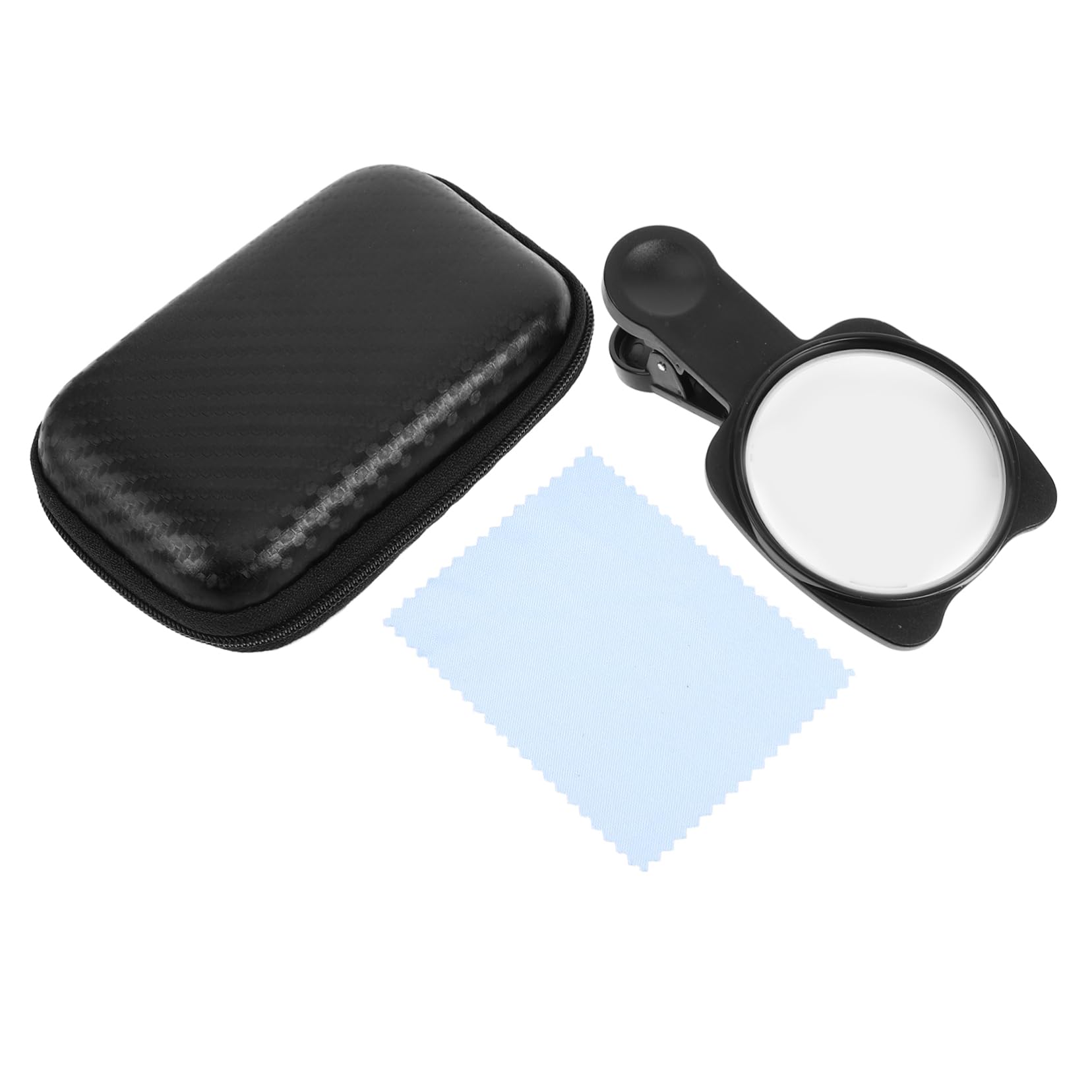 Gadpiparty Cute Phone Accessories Compact Selfie Mirror with Ring Light Phone Makeup Mirror for Mobile Photography