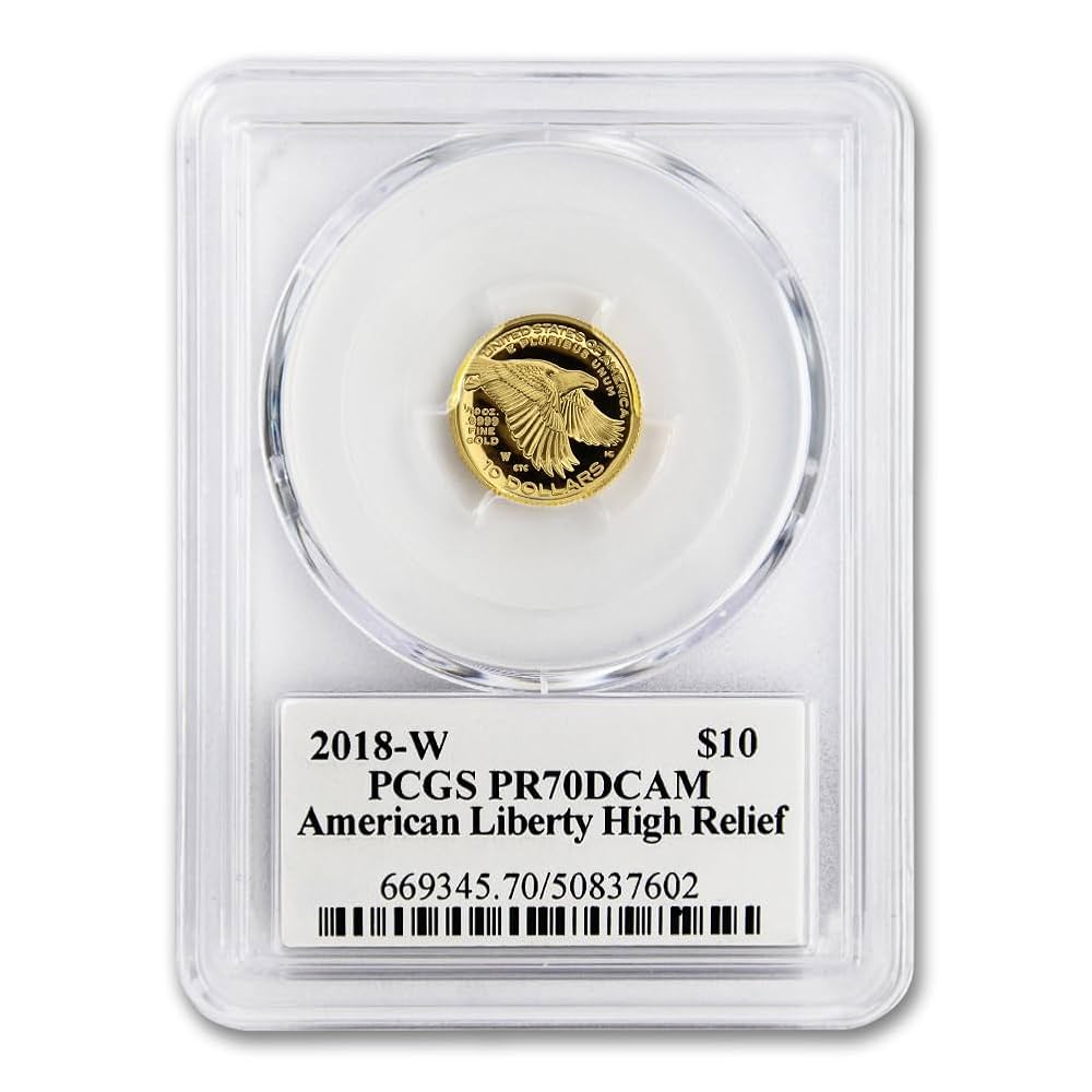 アメリカンリバティHigh Relief 純金 PCGS PR70DCAM 2017-W High Relief $100 PCGS PR70 DCAM First Strike High