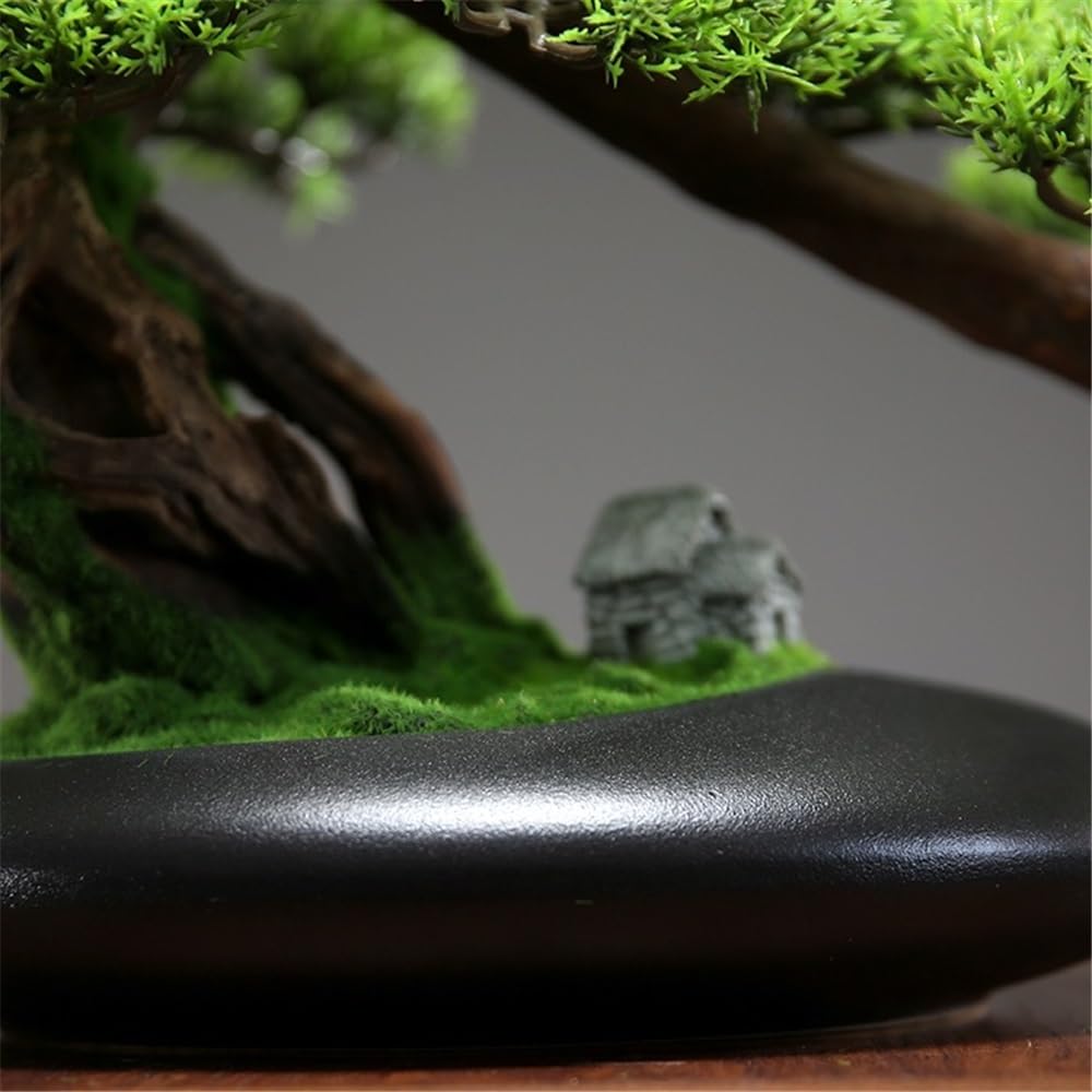 Albero Bonsai Artificiale Albero Bonsai Artificiale con Vaso in Ceramica, Soggiorno, Giardinaggio, Piante finte, Ornamenti Decorativi Albero Bonsai Simulazione