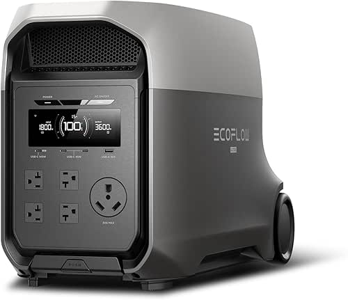 EF ECOFLOW Delta 3 Ultra Portable Power Station, 3072Wh LiFePO4