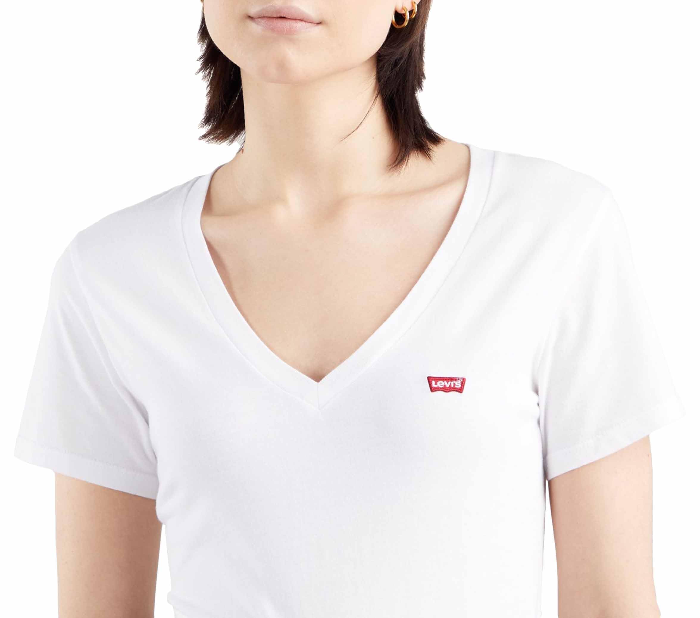 Levi's 2-Pack V-Neck Tee T-Shirt Femme