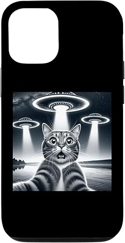 iPhone 14 Pro Playful River Kitten Classic Alien Toy Decor Cute Cat Case