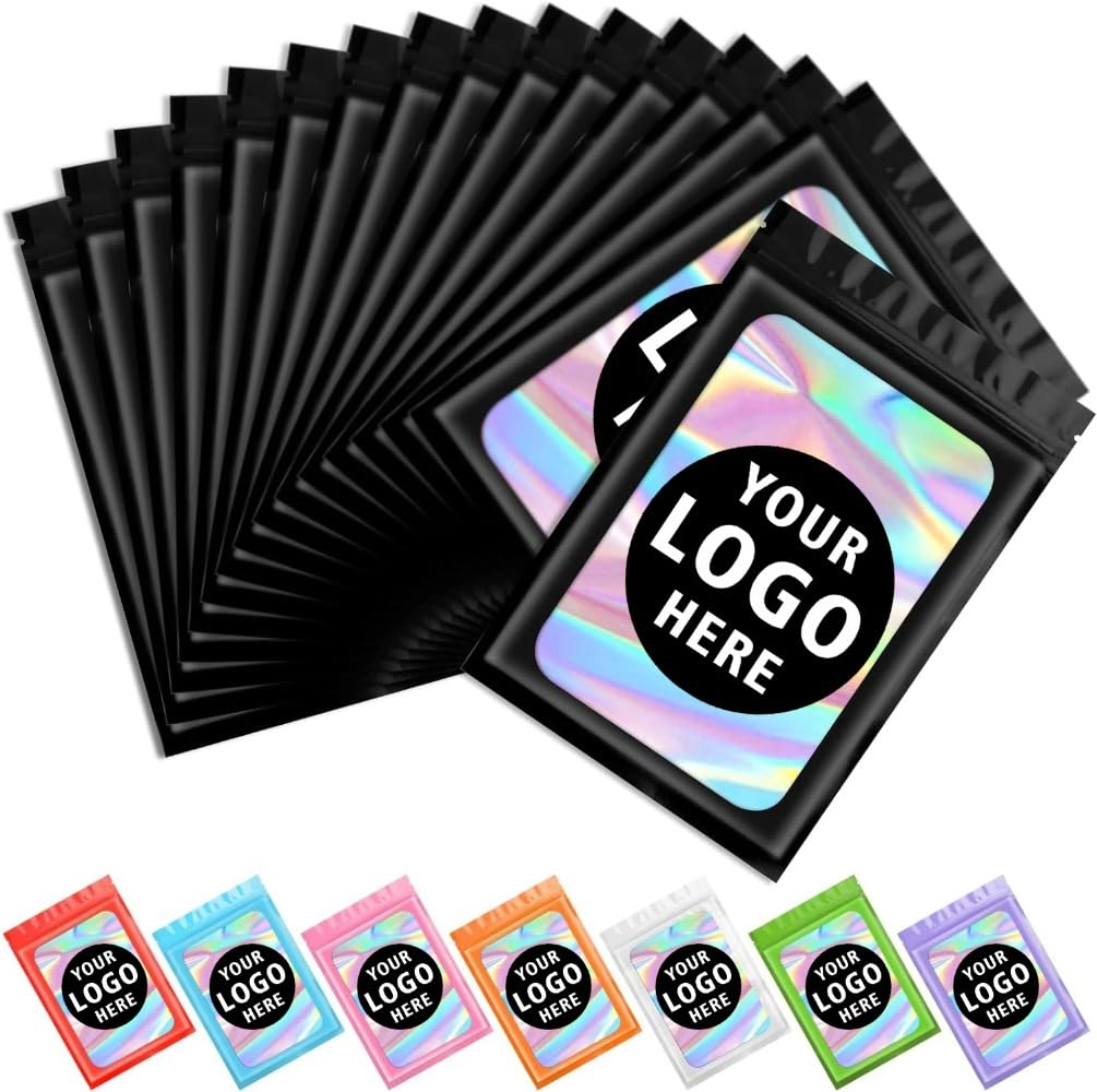 Sac pour bricolage et bijoux blanc laser pochette de rangement 100 pcs