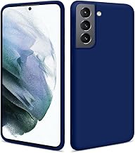 HSP Cover for Samsung Galaxy S21 FE 5G [Dust Repellent] Premium TPU Silicone Protective Case | Anti-Scratch Shockproof | Camera Protection | Slim Perfect Fit | Blue