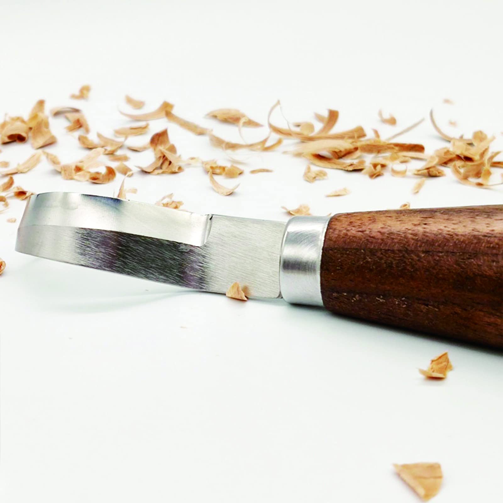 DOPORA Houtsnijgereedschap Whittling-messenset met gutsmes, haaksnijmes, Wood Whittling-mes - Whittling Kit Premium houtsnijgereedschap - Chip Carving-messenset