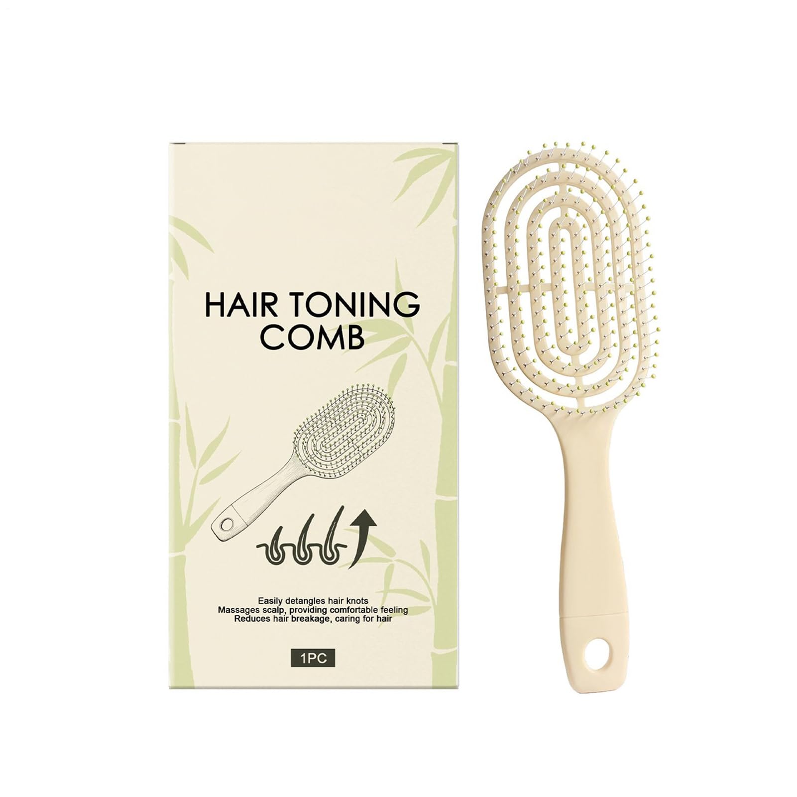 Cepillo para desenredar el cabello sin tirones en cabello rizado infantil 8
