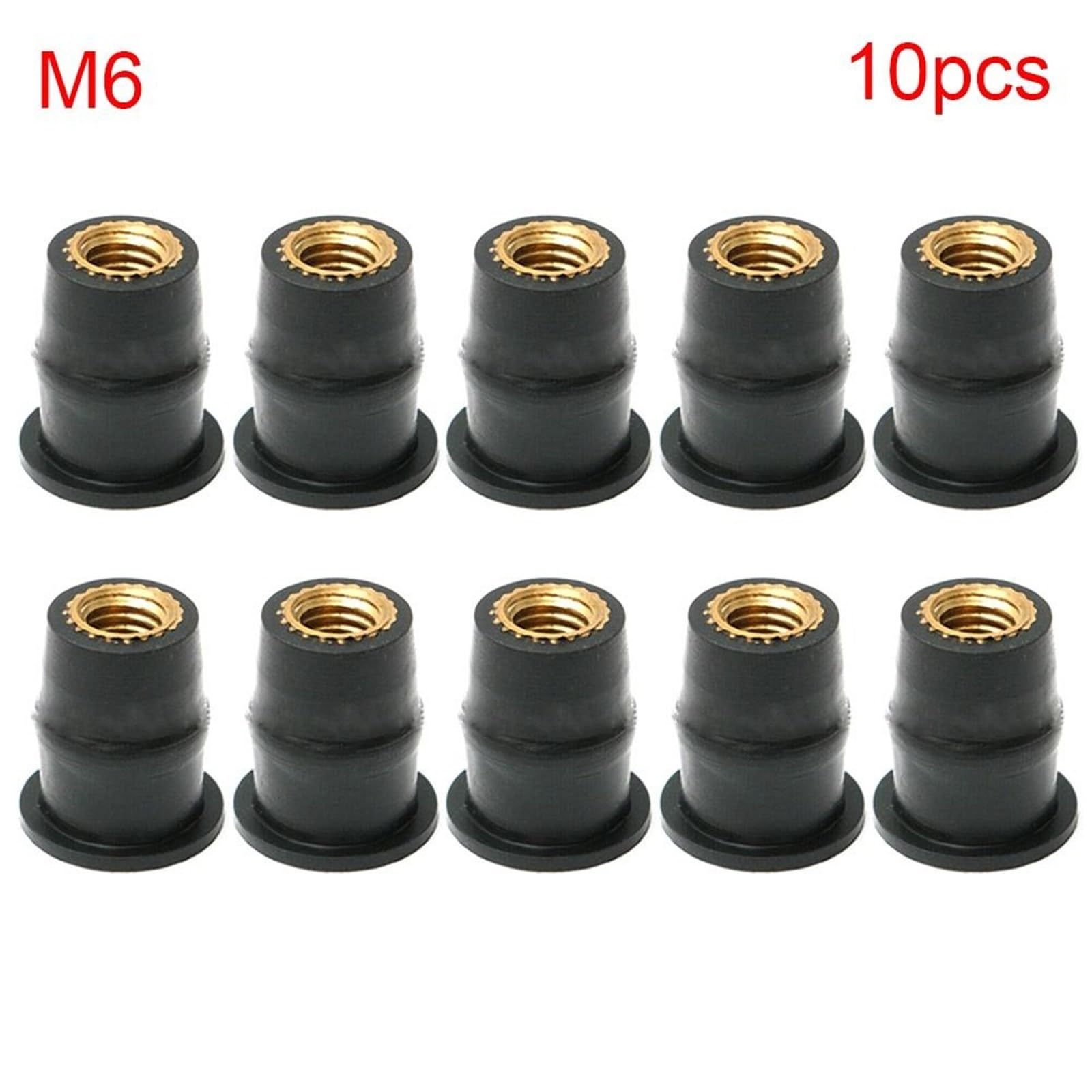 10 Pz M4 / M5 / M6 Moto Gomma Pozzo Nutsaccessori Elementi Di Fissaggio Decorazione Moto Parabrezza Modificato.jpg 220x220.jpg - Foto 8