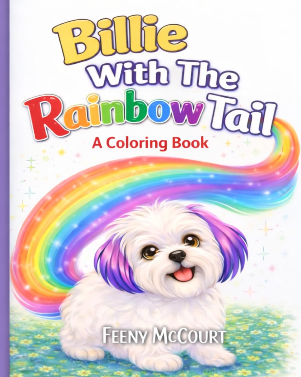 Billie With The Rainbow Tail Colors: A Coloring Book