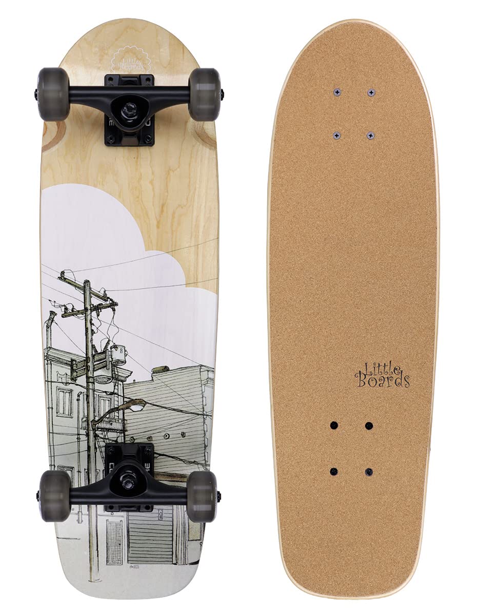 Skateboard für Kinder - hochwertiges Komplettboard für Anfänger ab 3 oder 6 Jahren, aus 7 Lagen Ahorn, mit Griptape, Achsen und Urethane Rollen, ABEC 5 Kugellager