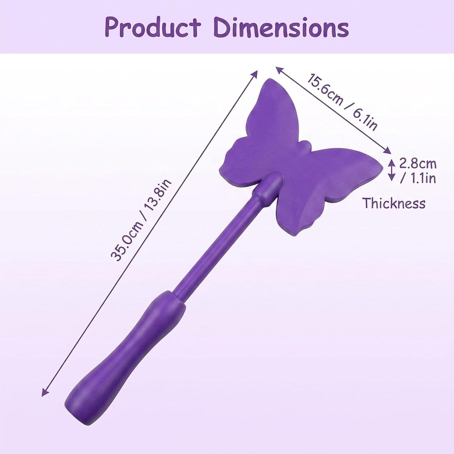 Credit Card Wand, Fairy Wand Tap to Pay Card Holder, Wand Credit Card Holder for Contactless Payments, Magical Shopping Experience, Purple Butterfly Design