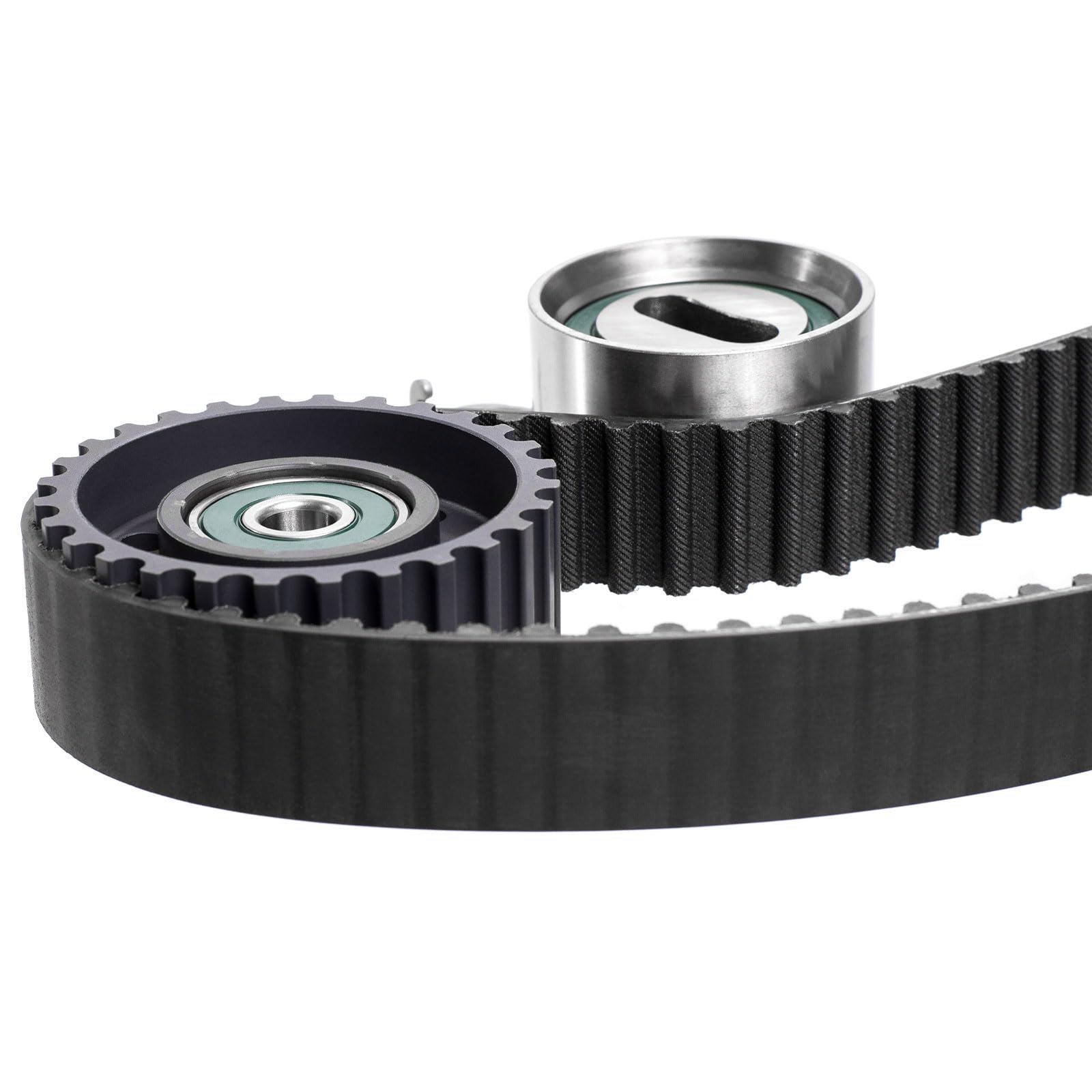sourcing map Lot de 4 courroies de distribution HTD-3M en caoutchouc 119 dents, pas de 357 mm de longueur x 6 mm de largeur x 2,4 mm de hauteur, poulie à boucle fermée