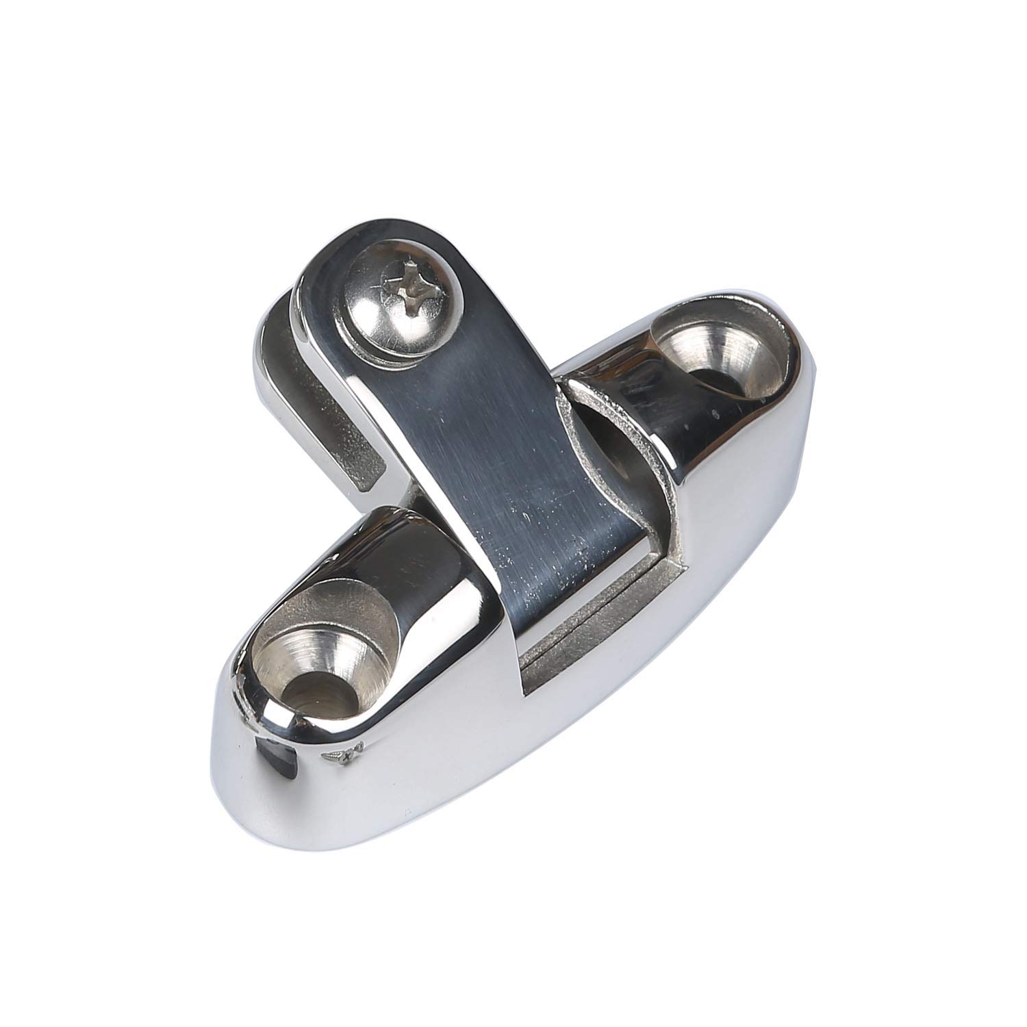 316 Stainless Steel Bimini Top Swivel Deck Hinge - 180° Quick Release Mount For Boats & Trailers (2pcs) - View #7