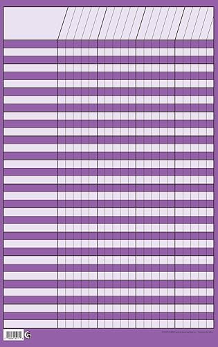 Creative Teaching Press Gráfico de incentivo vertical pequeño púrpura (5171)