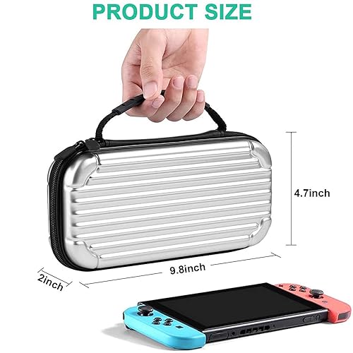Miniatura 7 de CALLCASE Carrying Case for Nintendo Switch OLED Switch - Shockproof Protective Hard Shell Storage Bag for NS Console and Accessories, Portable