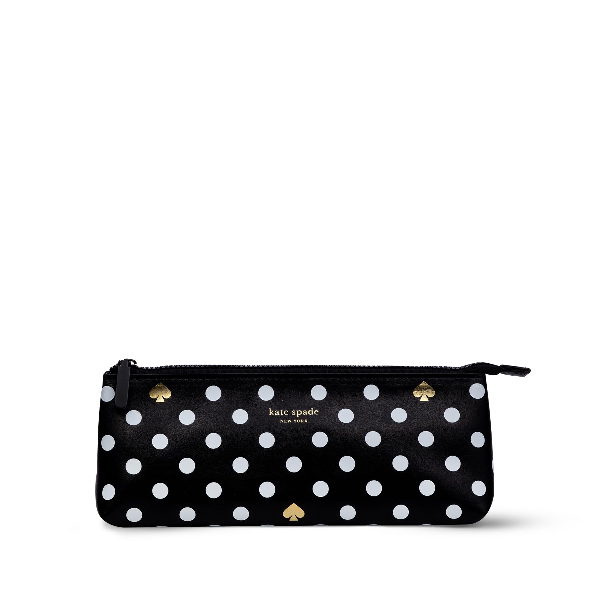 Kate Spade New York Federmäppchen mit Schulbedarf, Reißverschlusstasche inklusive 2 Bleistiften, Spitzer, Radiergummi und Lineal