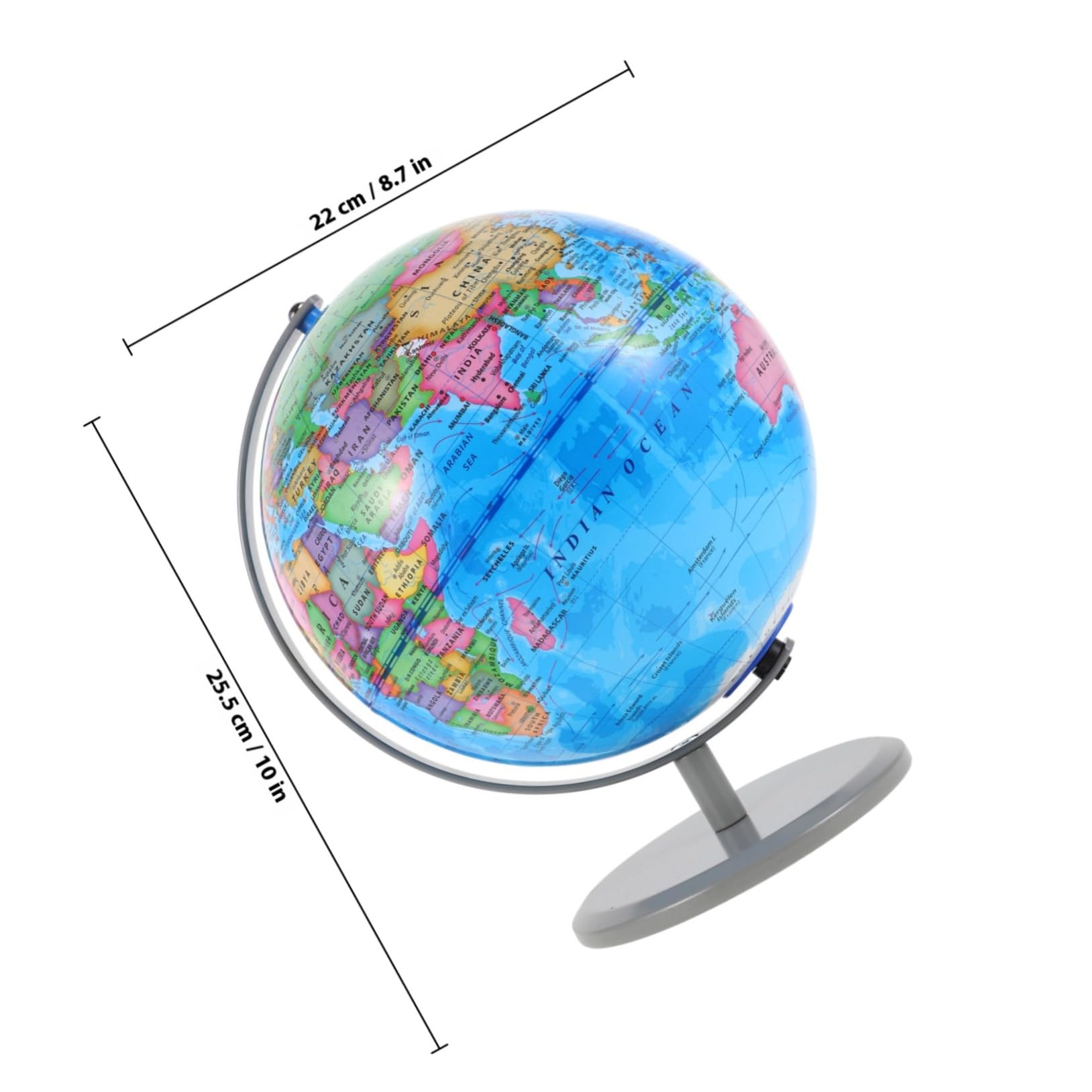 Piggy Bank for Adults Globe Shaped Money Saving Box with Stable Base Convenient Coin Holder for Study And Bedroom Decorative Savings Bank
