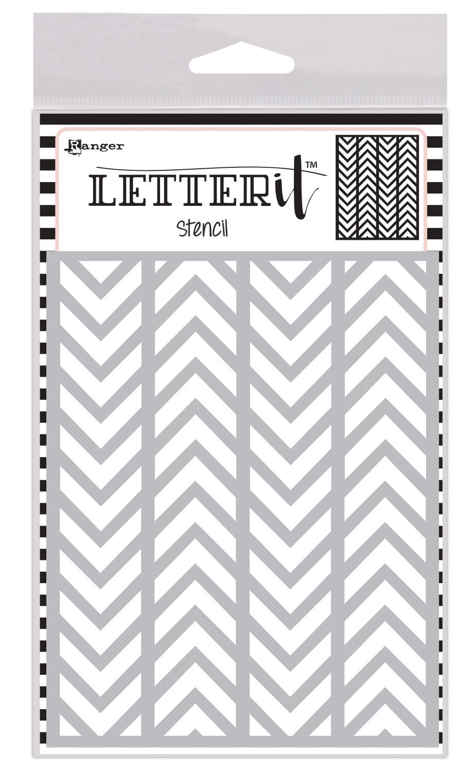 Stencil 4.75"X6" Chevrons