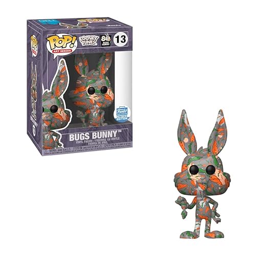 Funko Pop! Animation: Bugs Bunny 80Th Anniversary – Carrot Bugs Bunny Art Series Vinyl Figure – Funko Shop Exclusive