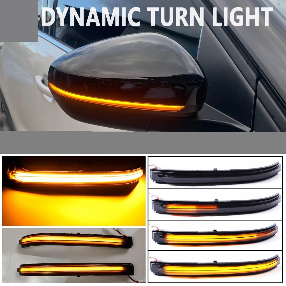 Para Citroen Para C5 Aircross 2017-2021 2 Uds Señal De Dinámica LED Indicador De Espejo Lateral Luz Intermitente Accesorios De Coche intermitentes dinámicas