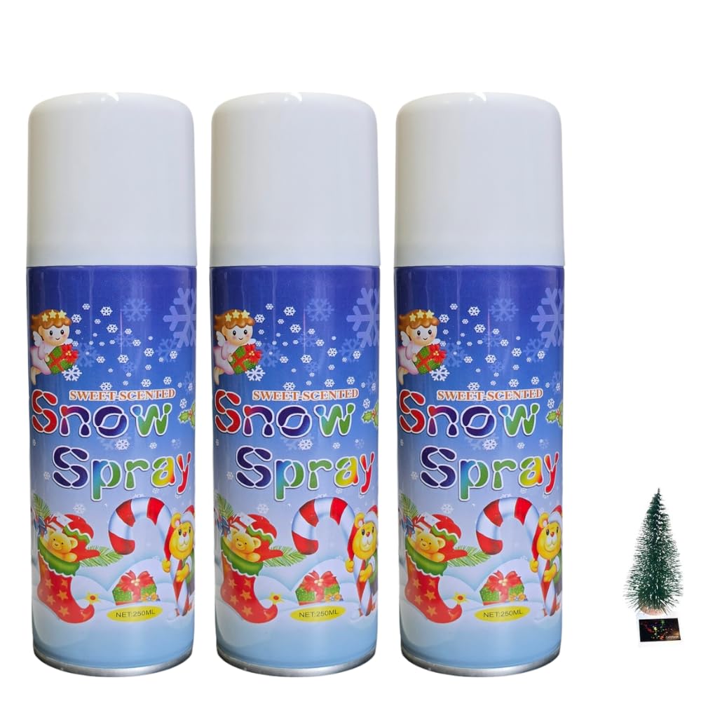 Schneespray Für Weihnachtsdekoration – Weiß, 150 Ml – Perfekt Für Tannenbäume, Kränze & Fenster