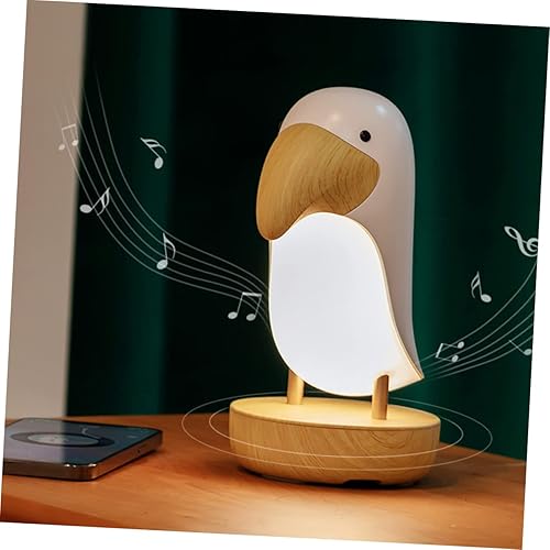 Miniatura 2 de Veemoon 3pcs Wooden Bird Table Lamp Seagull Bedside Lamp Kids Night Lamp Christmas Table Lamp Dorm Desktop Night Light Birthday Xmas Bird Lamp