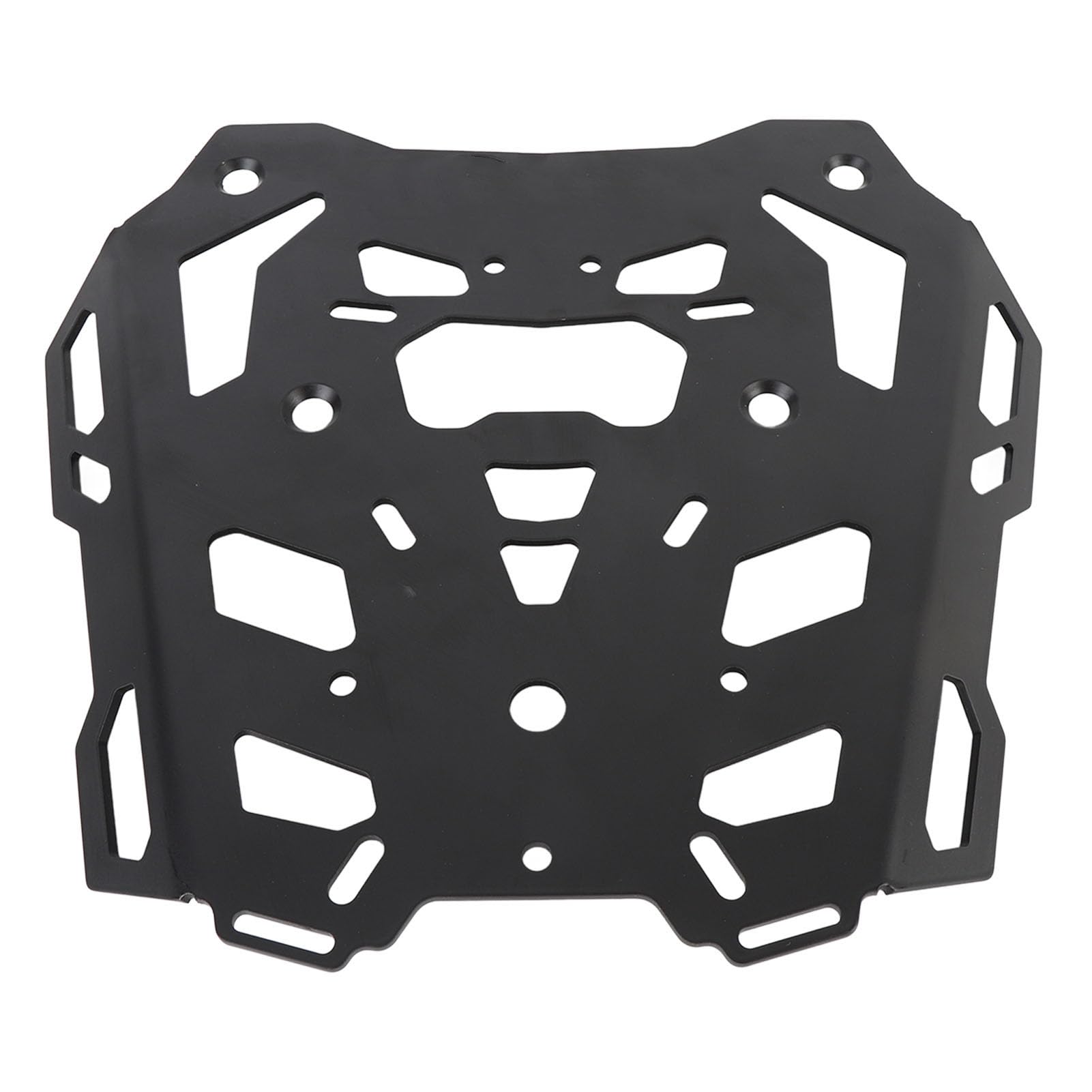 Jeffergarden Bagażnik Tylny Motocykla 3MM Aluminiowy Tylny Wspornik Bagażnika z przedłużoną płytą do Przechowywania Matowy Czarny Szybki montaż dla XL750 2023 2024 Touring Dojazdy