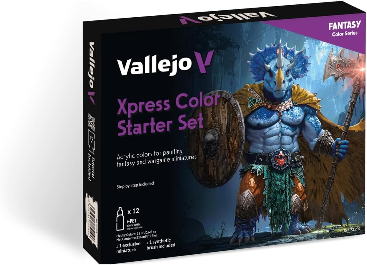 Vallejo VJP72209 Game Air Acrylic Paint Xpress Color - Set of 12